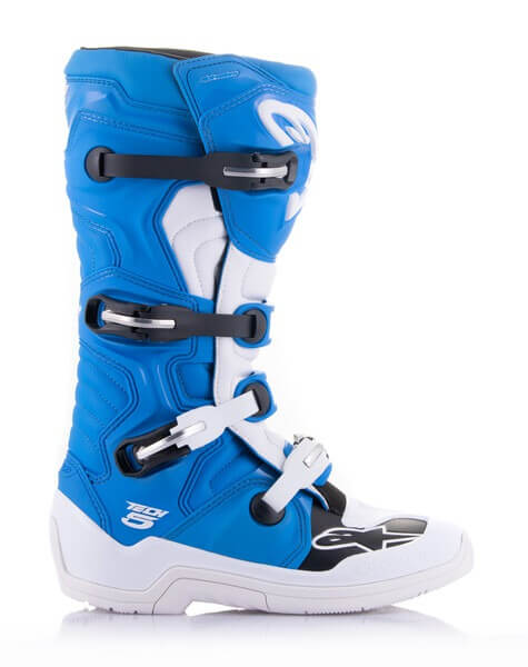 boty TECH 5 2023, ALPINESTARS (černá/bílá/modrá)