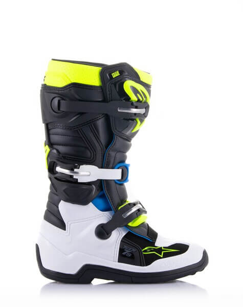 boty TECH 7 S, dětské (černá/bílá/fluo)