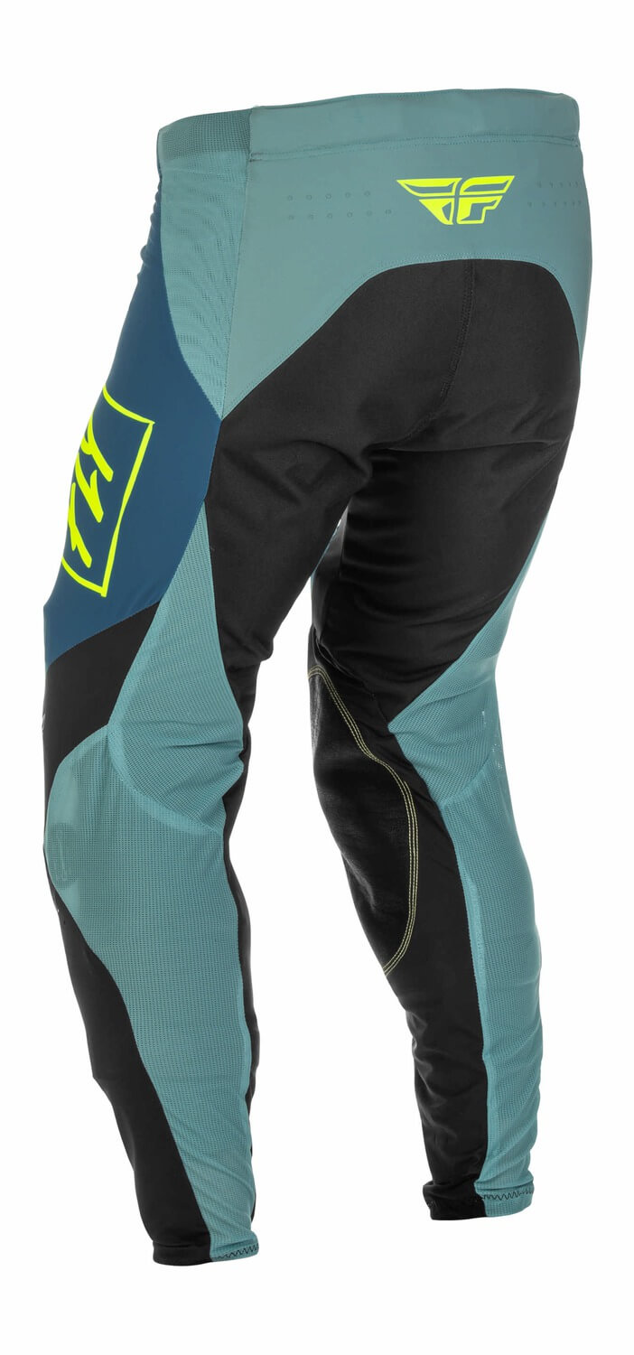 kalhoty LITE, FLY RACING - USA 2022 (šedá/tyrkysová/hi-vis)