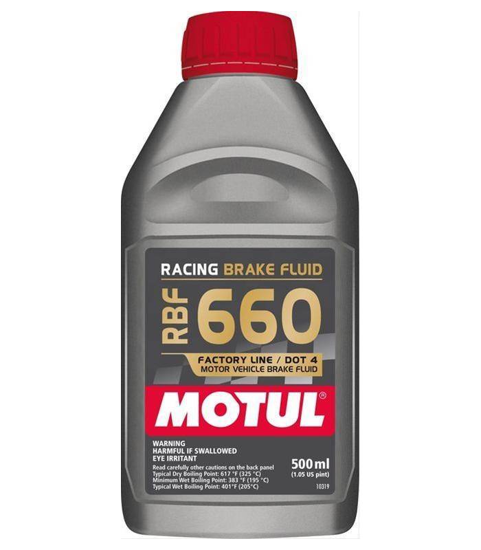 Brzdová kapalina Factory Racing - F.L. 660 (DOT4), 500 ML