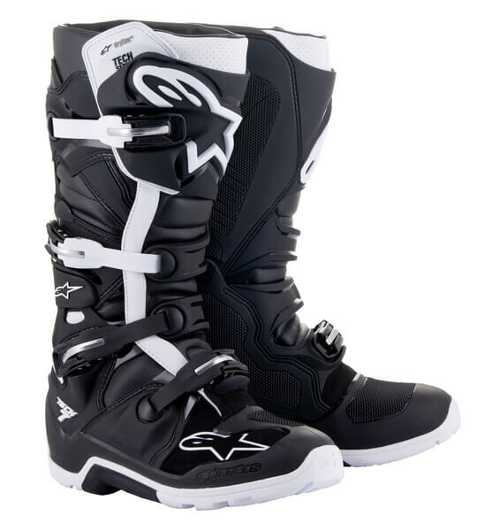boty TECH 7 ENDURO DRYSTAR (černá/bílá)