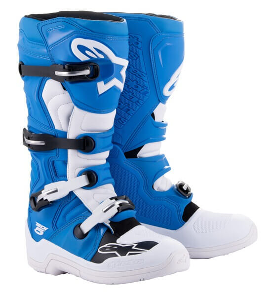 boty TECH 5 2023, ALPINESTARS (černá/bílá/modrá)